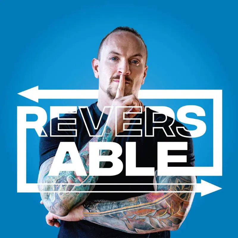 Logo image featuring Josh Dech, the host of the ReversABLE podcast.