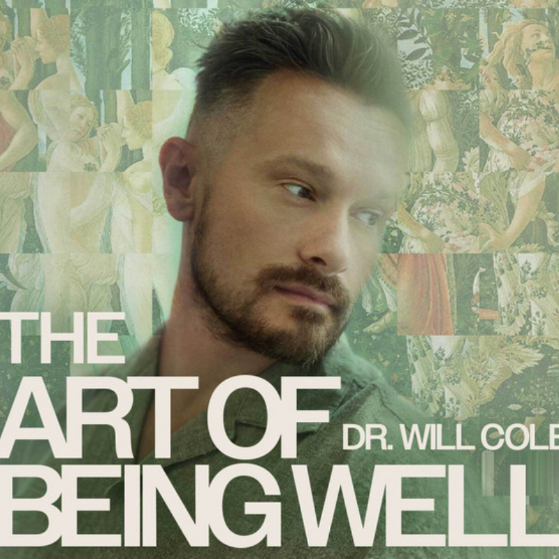 Logo image featuring Dr. Will Cole, the host of the podcast, The Art of Well Being.