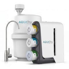 AquaTru water filtration system with a Chrome Faucet