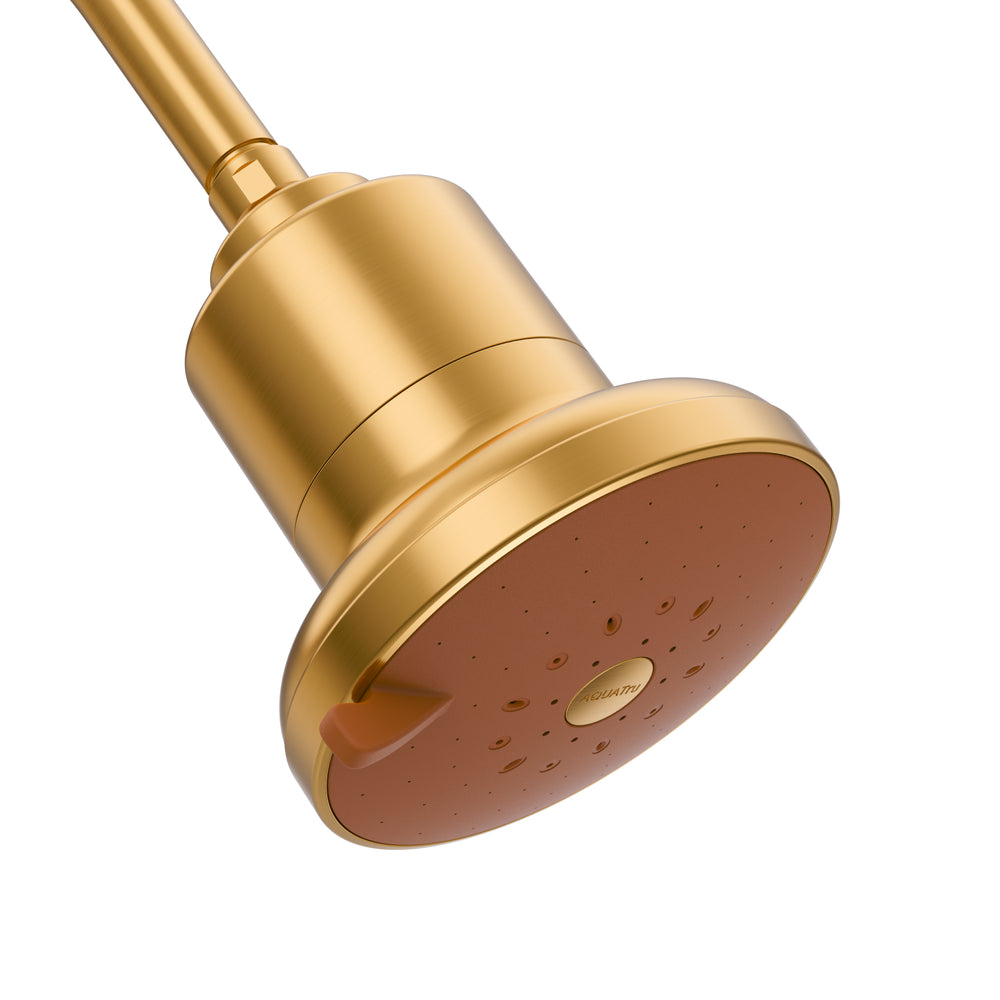 Golden Color Shower Head | AquaTru® Shower
