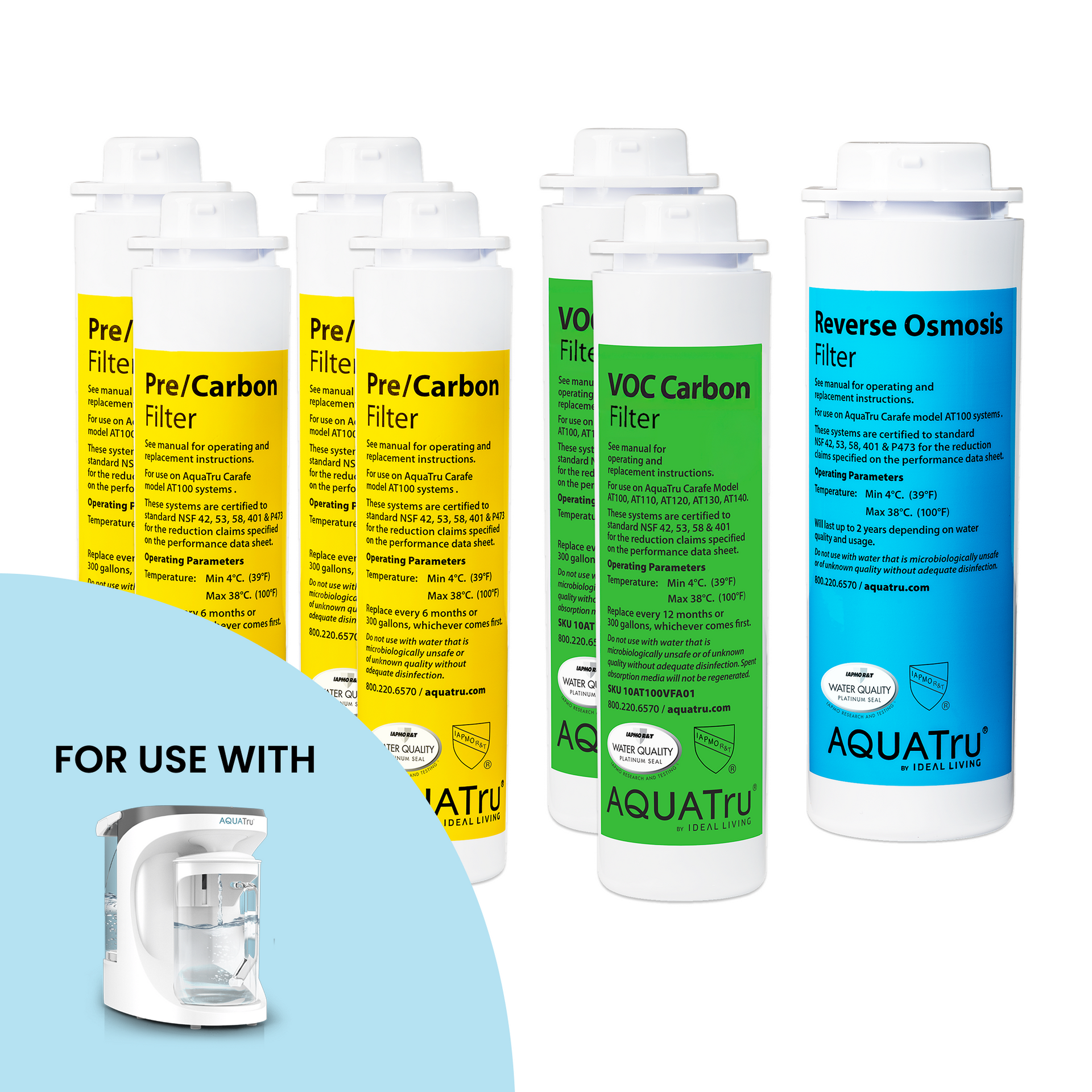 Carafe ONLY Two-Year Filter Combo Pack