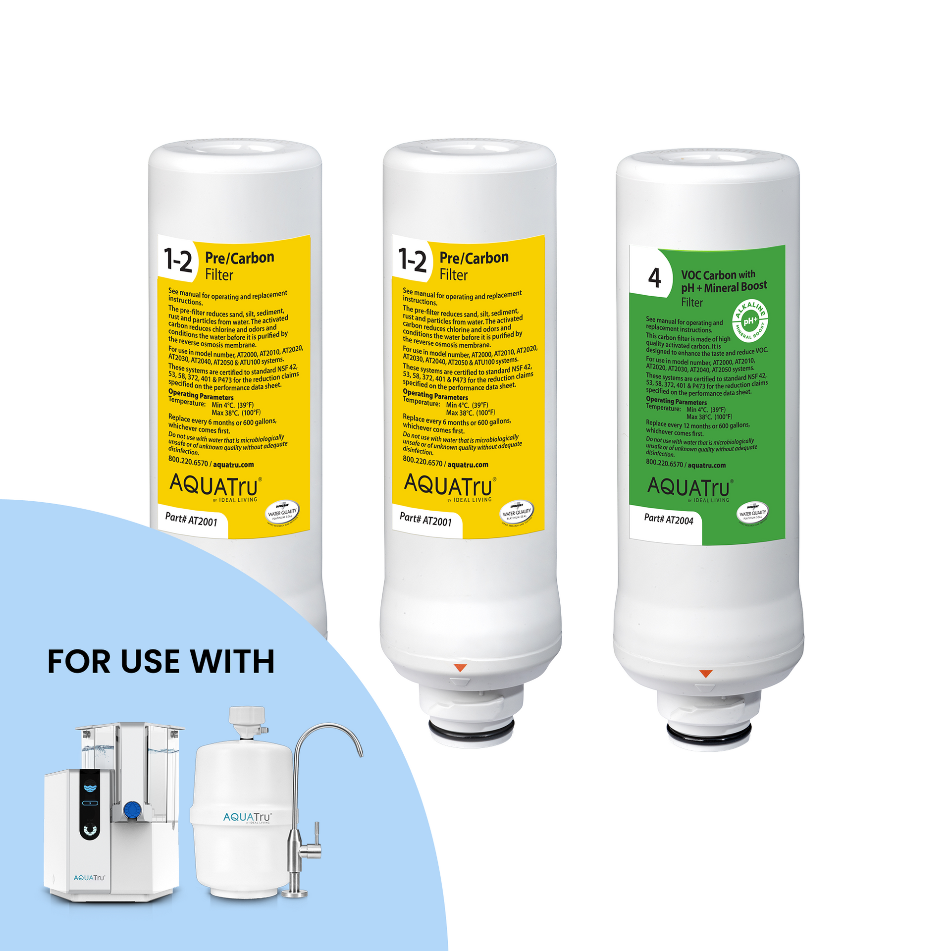 Classic One-Year Mineral Boost Alkaline Combo Filter Pack