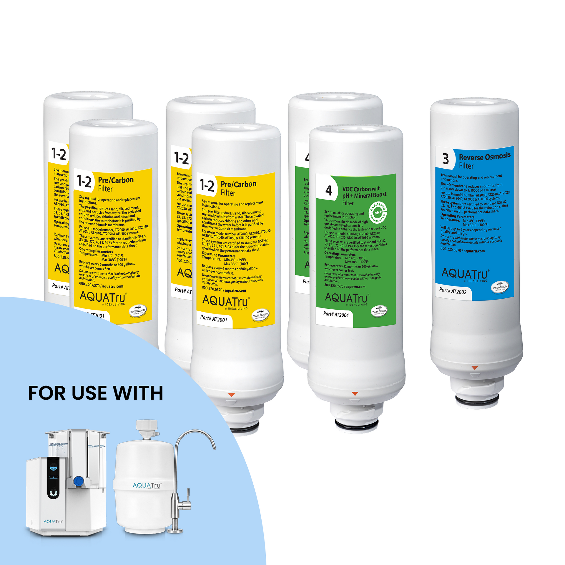 Classic Two-Year Mineral Boost Alkaline Combo Filter Pack