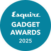 Esquire Gadget Awards 2025 logo in a circular teal design with white text.