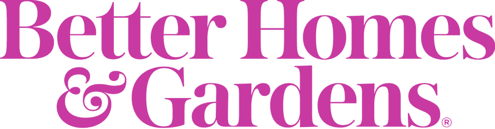 Better Homes & Gardens logo in bright pink serif lettering on a white background.