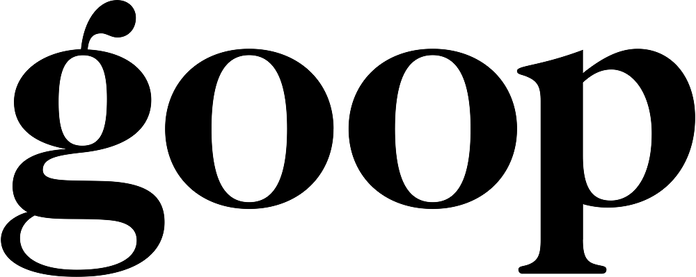 The word 'goop' in a black serif typeface on a solid white background.