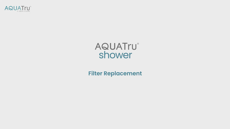 Video showing the process of changing the filter on the AquaTru Shower head.