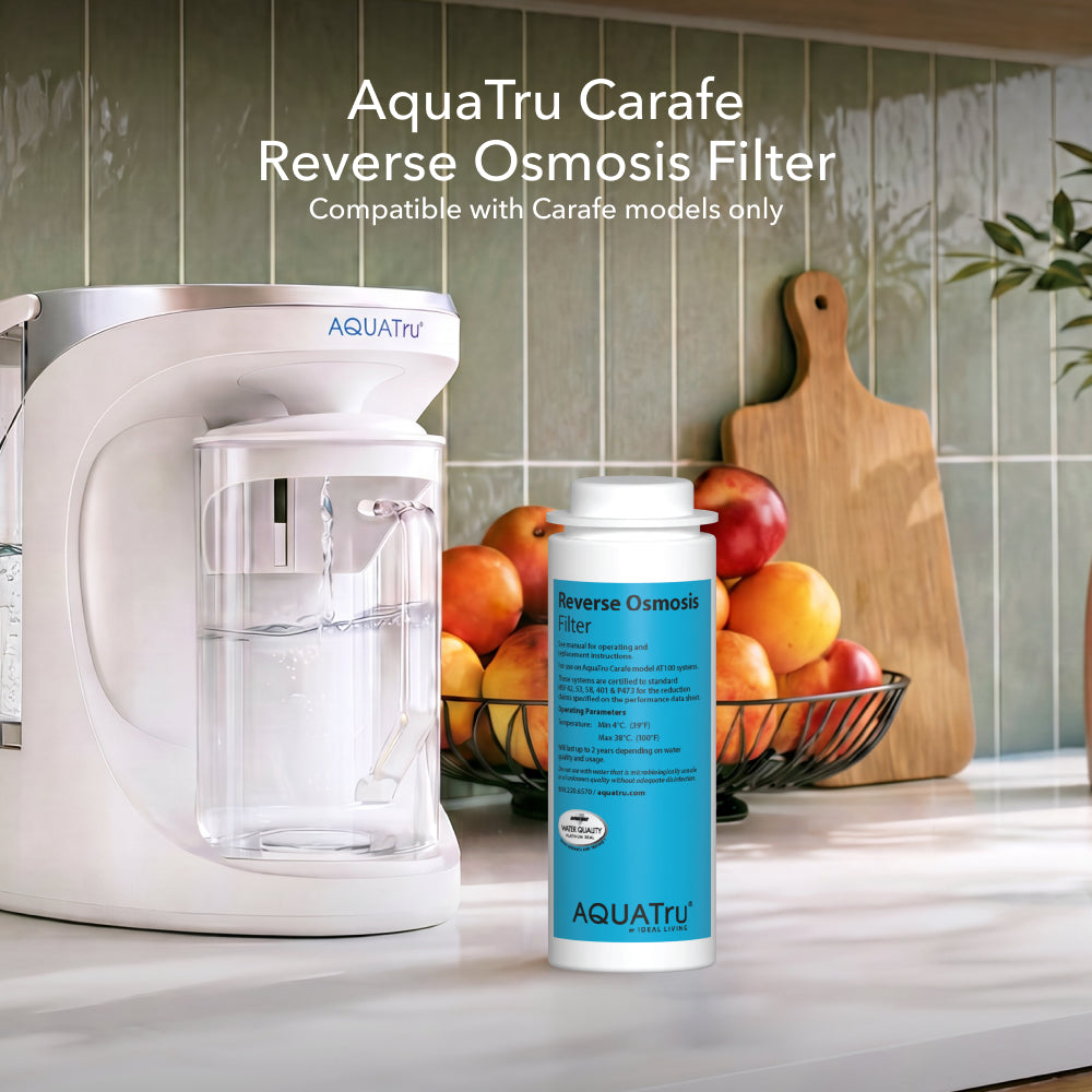AquaTru Carafe Reverse Osmosis Filter, compatible with carafe models only.
